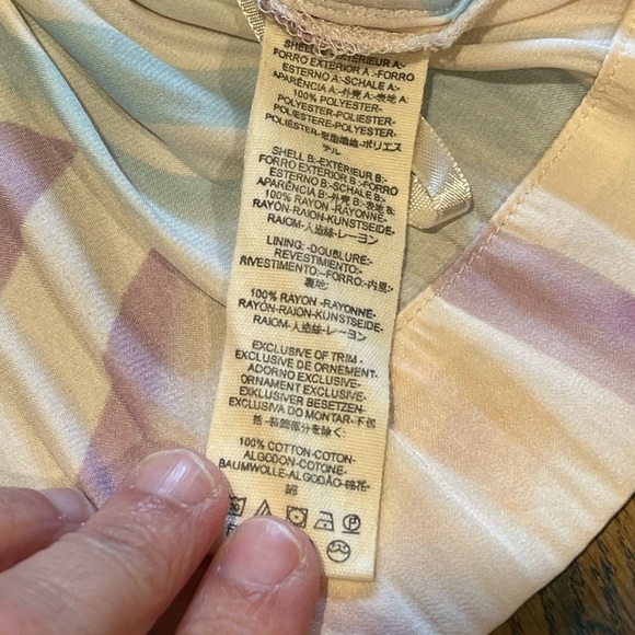 Free People Pastel Pleated Babydoll Cami – Size 2 - Picture 5 of 7